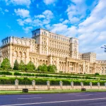 The Palace of the Parliament, Bucharest, Romania.