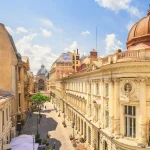 Bucharest Old Town Sunny Summer Day - Romania