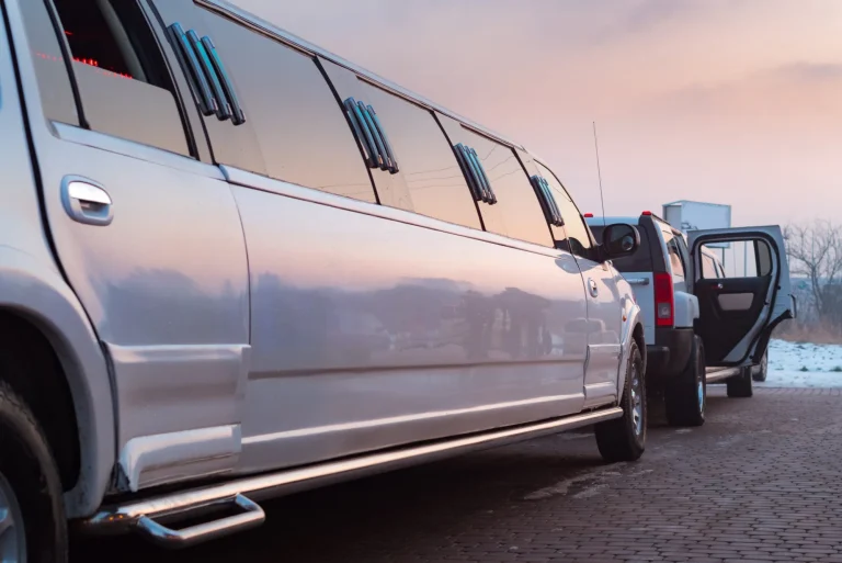 white limousine